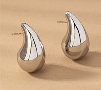 Hypoallergenic tear drop earrings