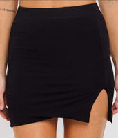 Black Double Layered Skirt